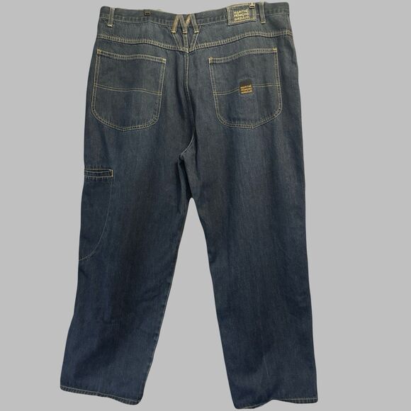 VTG Marithe Francois Girbaud Brand X Authentic Fit Jeans Mens 44x30 Baggy HipHop - Picture 2 of 13